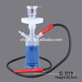 silicone hose green glass amy delux glass hookah shisha